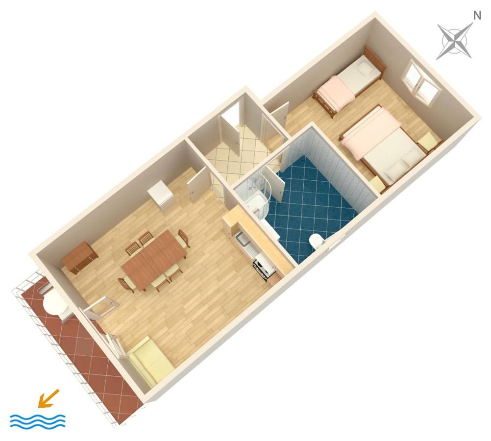 דוגי ראט Apartments By The Sea Duce, Omis - 2731 מראה חיצוני תמונה